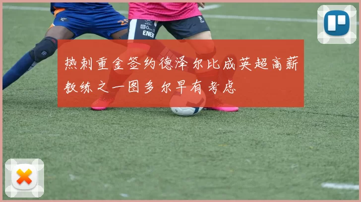 热刺重金签约德泽尔比成英超高薪教练之一图多尔早有考虑